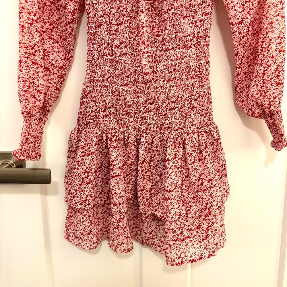 Princess Polly Red Floral Dress - Picture 5 of 5